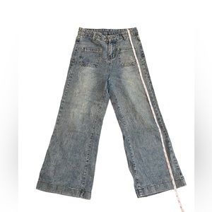 High- rise wide leg fashion Jeans